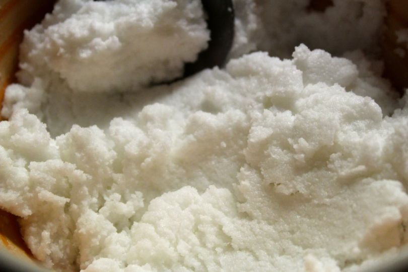 Kokosová hmota po "odmléčení"