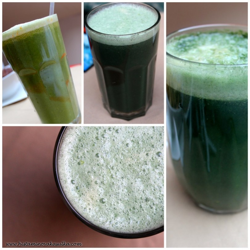 Salát-brokolice-jablko-spirulina (a bylinky)