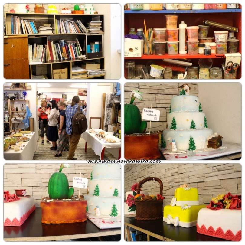 Huhu, tak přesně takhle se "pečou" dorty pro focení do časopisů a knih!